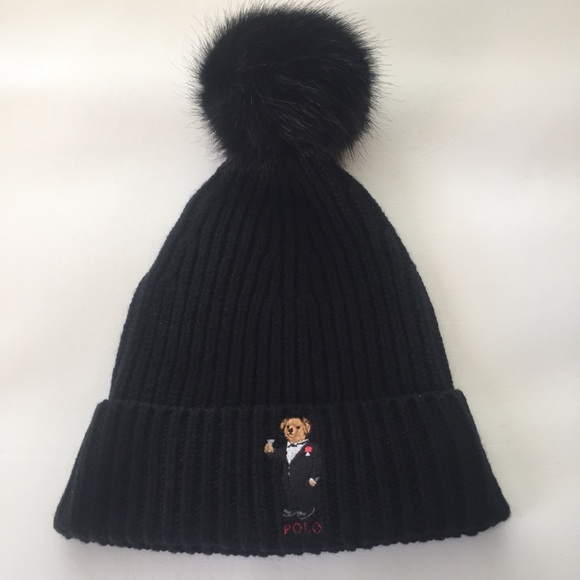 polo ralph lauren bear beanie